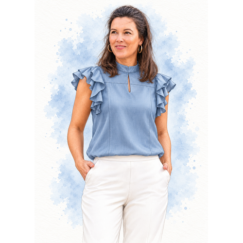 Paper pattern S1285 Bluse Galia Papierschnittmuster