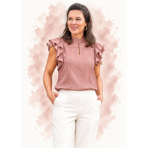 Paper pattern S1285 Bluse Galia Papierschnittmuster