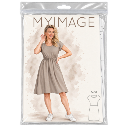 Paper pattern S1289 Dress Janice paper pattern