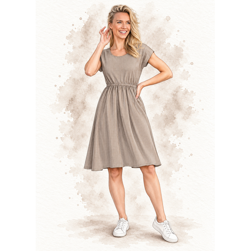 Paper pattern S1289 Dress Janice paper pattern