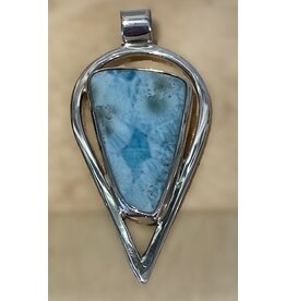 hanger larimar zilver hanger