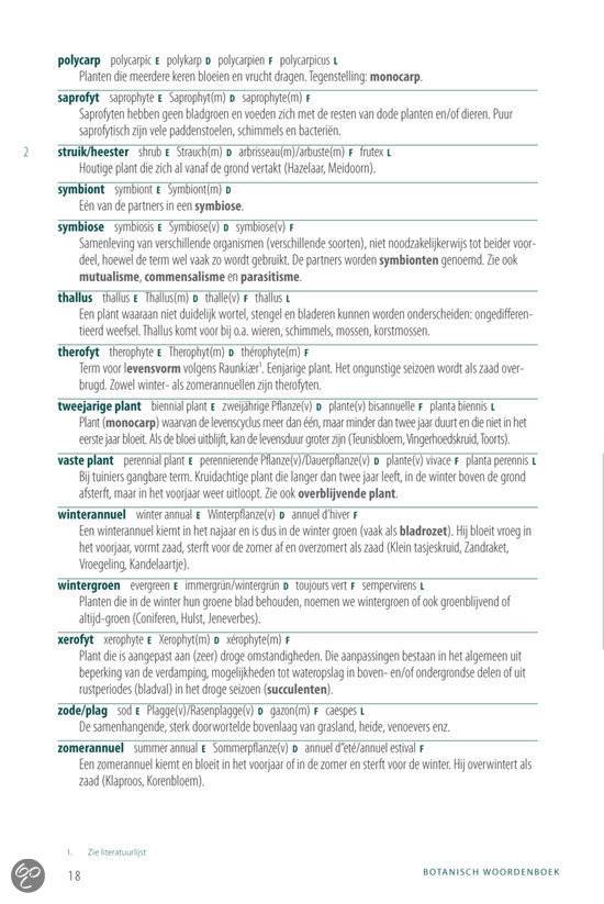 Botanisch woordenboek