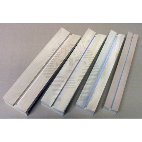 Spanplank van lindehout 40 cm lang