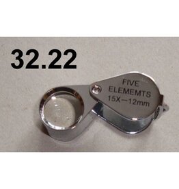 Loep 15x 12mm