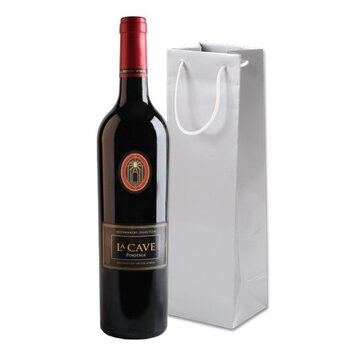 La  Cave Pinotage Premium + wijntas