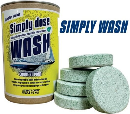 Matt Chem Marine SIMPLY WASH Bruistabletten Matt Chem Marine SIMPLY WASH Bruistabletten