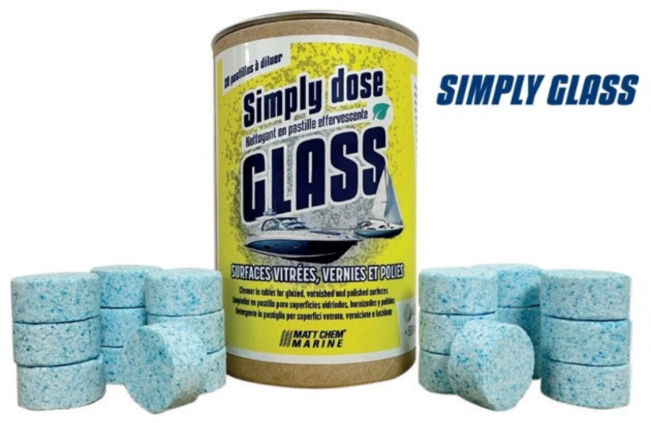 Matt Chem Marine SIMPLY GLASS Effervescent tablets Matt Chem Marine SIMPLY GLASS Effervescent tablets