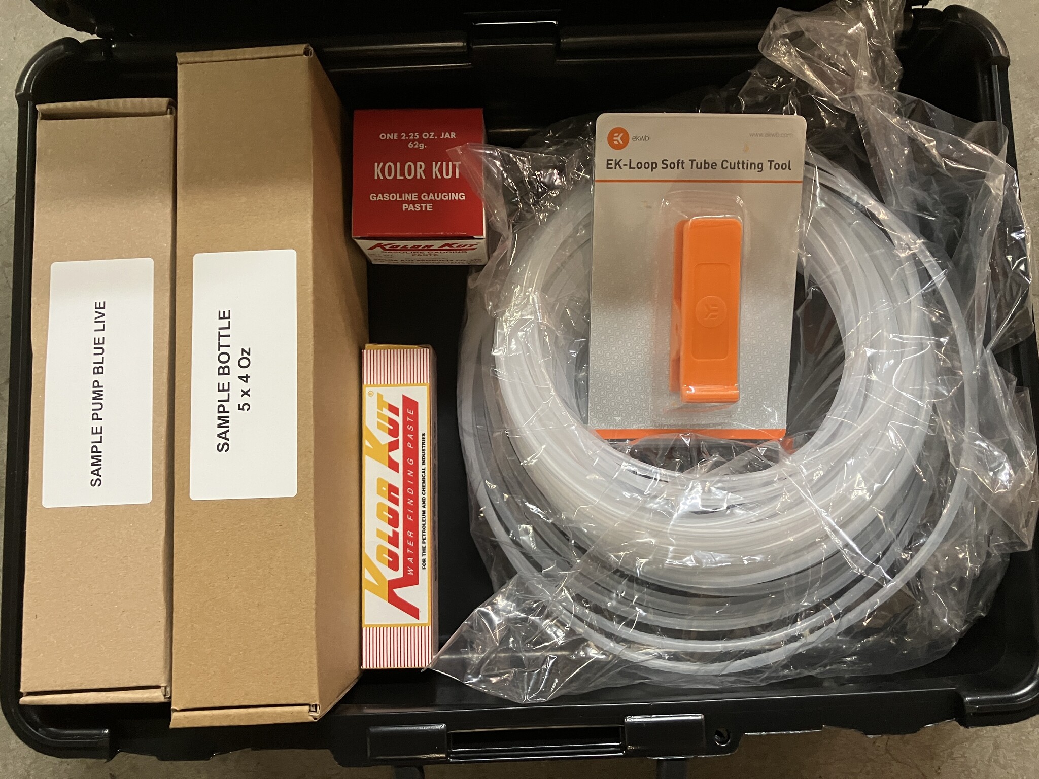 Fuel, oil and hydraulic oil sampling kit - VMP