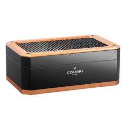 Colibri Rally humidor black rose gold