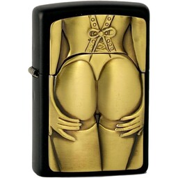 Zippo Gold Stocking Girl
