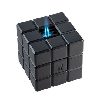 Colibri Heritage Double Flame Table Lighter Black
