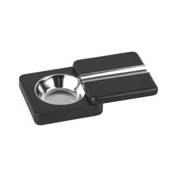 Sigarenasbak Afsluitbaar met 1 Legger Matte Black