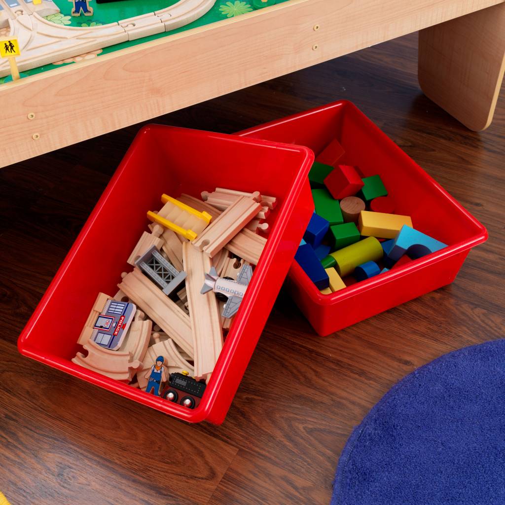 Table circuit train Ensemble table et circuit train en bois pas cher