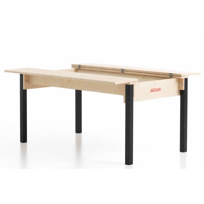 JunkTrunk Grande table pour Lego avec 2 bancs - 6 enfants
