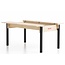 JunkTrunk Grande table pour Lego avec 2 bancs - 6 enfants