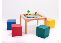  Table pour DUPLO avec sièges en mousse