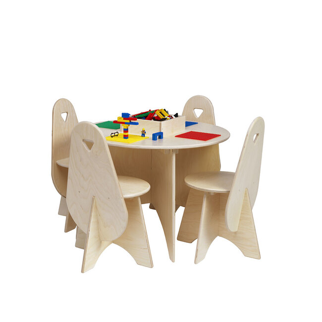 Table pour Lego avec 4 chaises