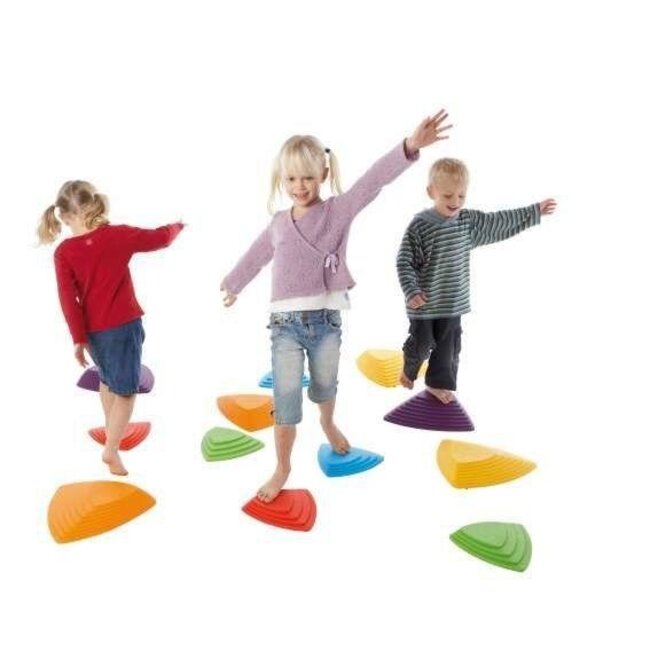 Gonge Pierres de Gué texturé 6 pcs pierre d'équilbre