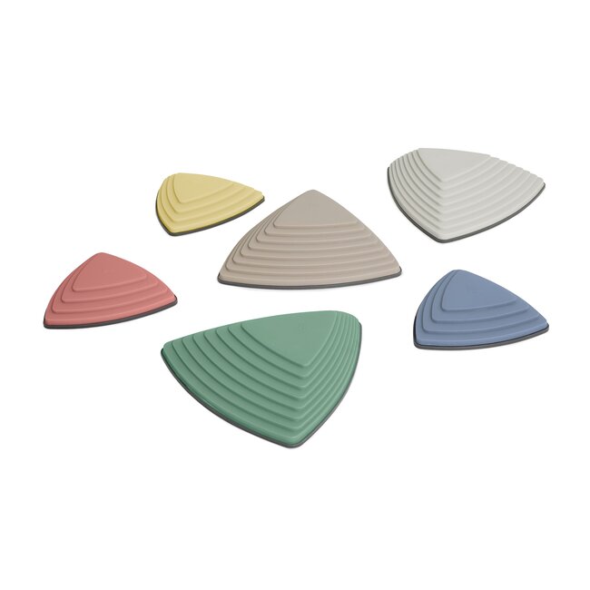 Gonge Pierres de Gué texturé 6 pcs pierre d'équilbre