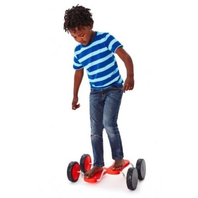 Gonge PedalGo 4 roues rouge - pedalier d'équilibre