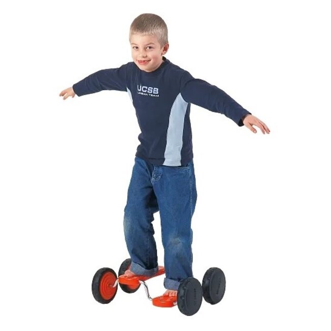 Gonge PedalGo 4 roues rouge - pedalier d'équilibre