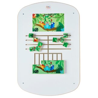 Kidea Jeu mural puzzle enfant – motricité bois