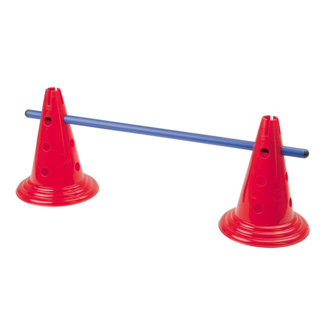 Jeux de cerceaux, cônes et barres