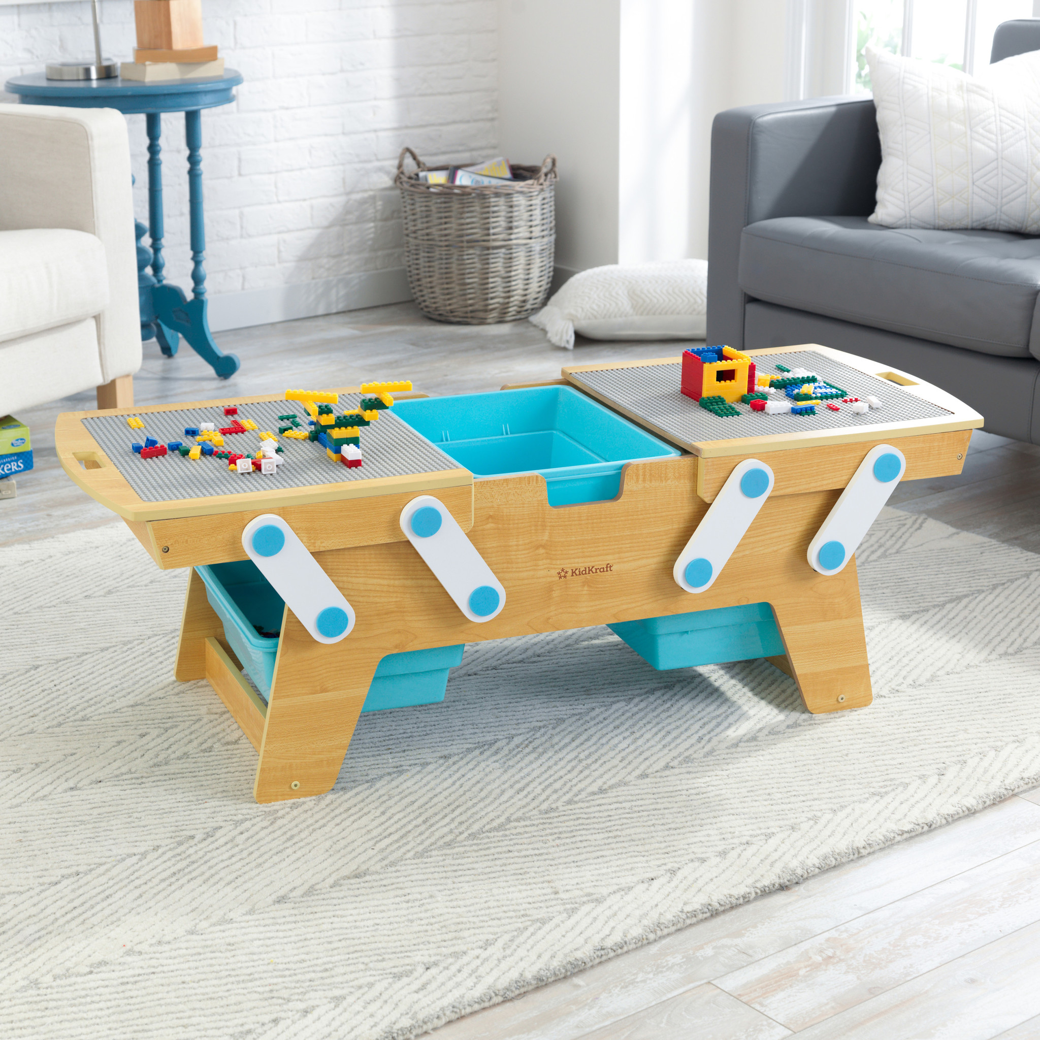 Table de construction - table de jeu - adaptée pour Lego