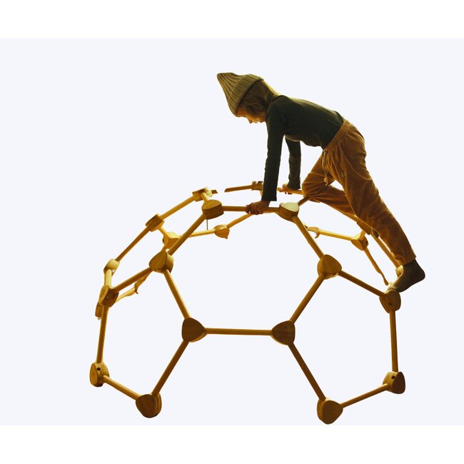 Pikler Dome d'escalade géodésique en bois