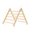 Triangle d'escalade pliable - triangle de motricité en bois