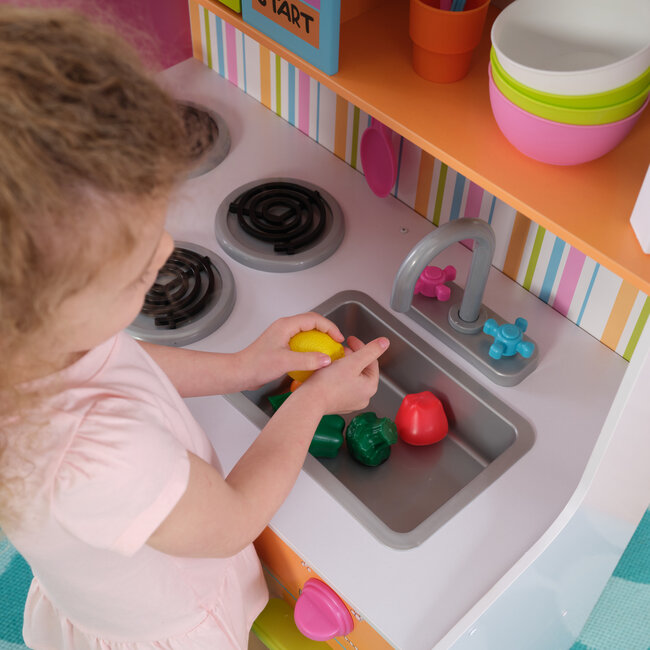 Cuisine jouet multicolore pour fille