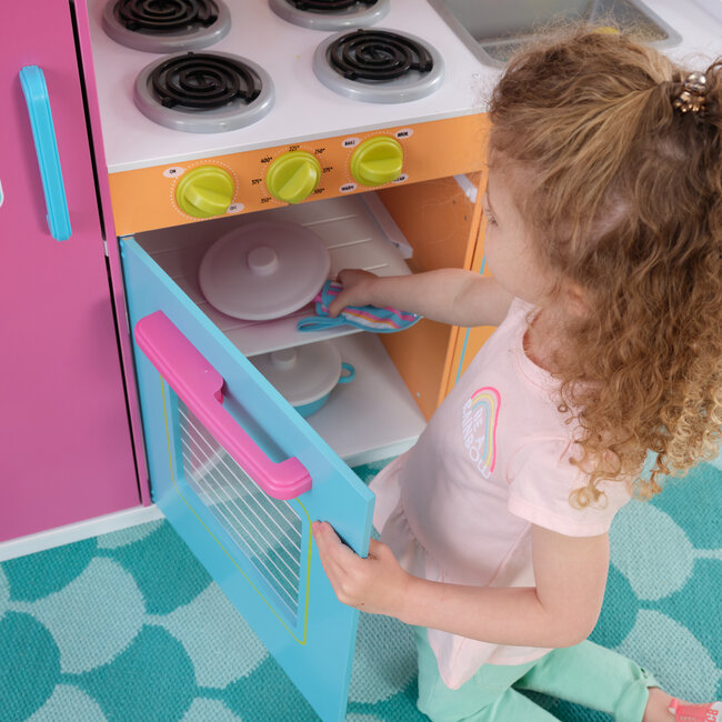 Cuisine jouet multicolore pour fille