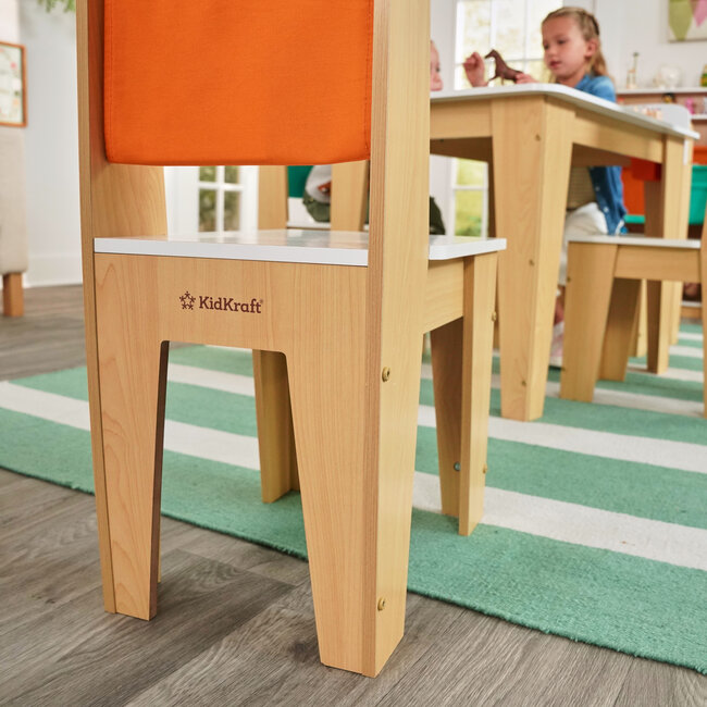 Kidkraft Table montessori en bois  avec 4 chaises