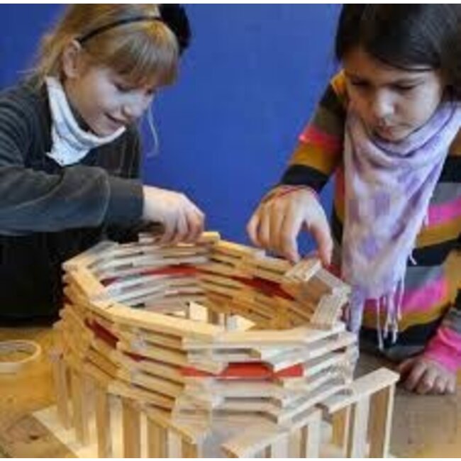 Kapla Jeu de construction en bois – 280 planchettes