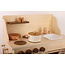 Cuisine dinette en bois pour bébé et enfant avec accessoires