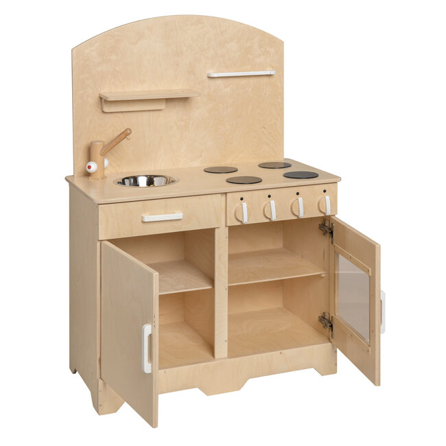 Cuisine en bois pour bébé et enfant 2 ans, 3 ans, 4 ans