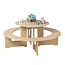 Table enfant avec banc intégré pour 4 enfants