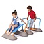 Gonge Mega Parcours 31 pcs avec toboggan et pont de singe