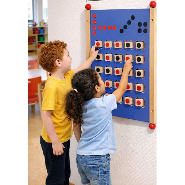 Jeu Puissance 4 en bois géant - Puissance 4 design pour bebe et enfant