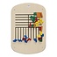 Kidea Tetris en bois - puzzle en blanc ou couleur bois naturel
