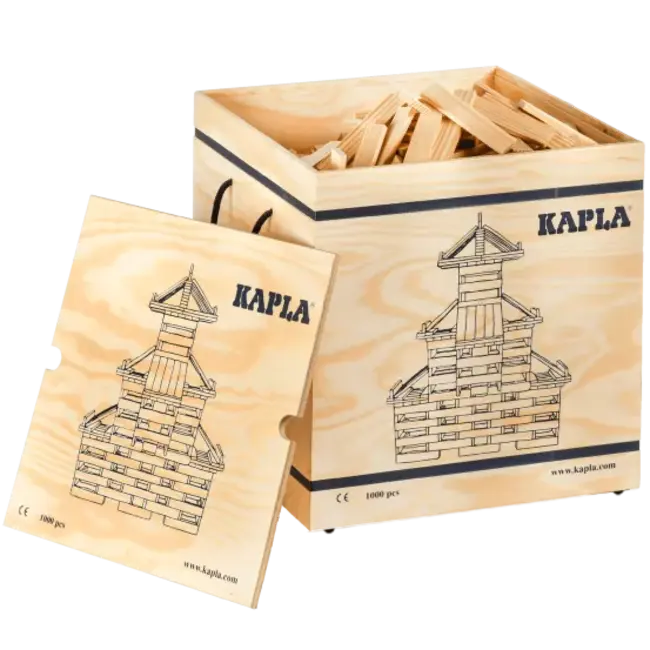 Kapla Jouets 1000 pièces – planchettes bois construction enfant jeu éducatif