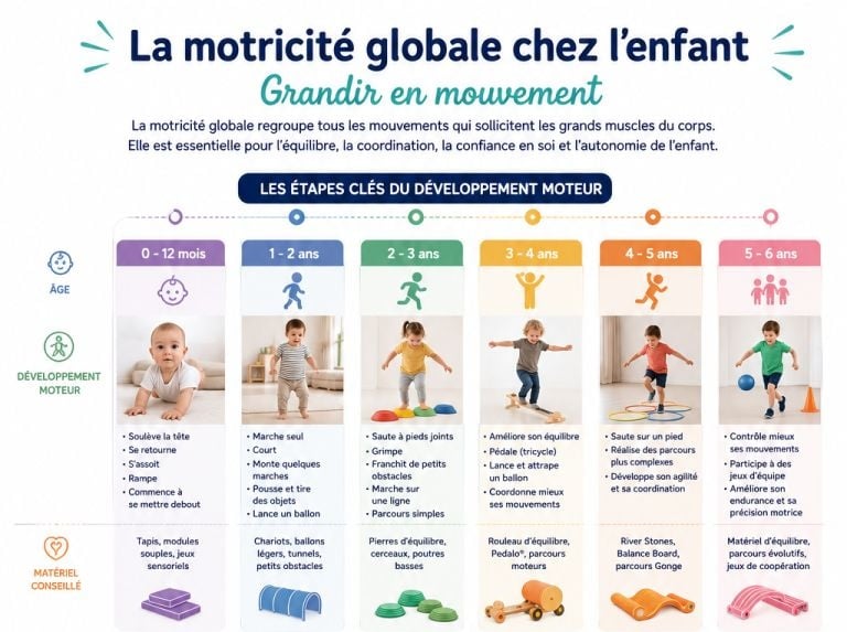 motricité globale enfant