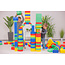MODO Jeu de construction géant – 100 blocs en mousse pour enfants