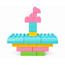 Briques géantes type Lego - set 84 pcs couleurs pastel