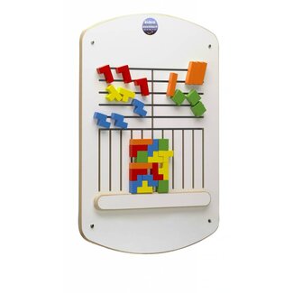 Kidea Jeu mural Tetris enfant - panneau d’activité motricité
