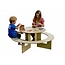 Table enfant avec banc intégré pour 4 enfants