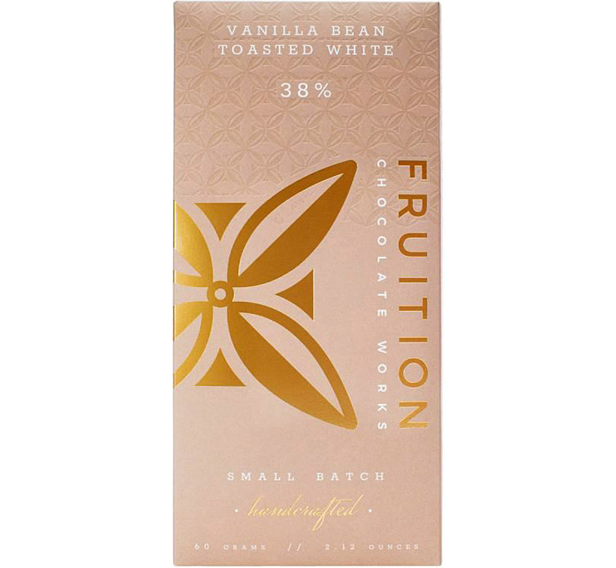Frution Weiße Schokolade Vanilla Bean Toasted White 38 xocoatl