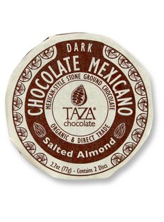 Taza Chocolate Dunkle Bio-Schokolade 40% Salted Almonds