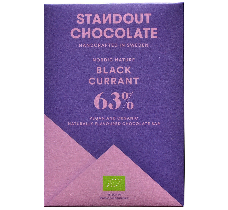 Dunkle Schokolade Black Currant 63%