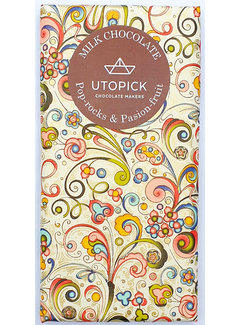Utopick Milchschokolade Pop-Rocks & Pasionfruit